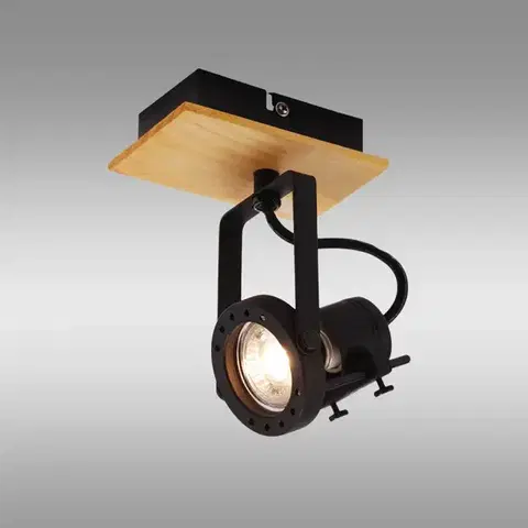 Moderné lampy do obývačky Svietidlo Soffitta čierne VO2899 LS1