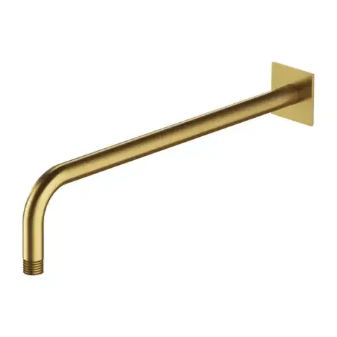 Kúpeľňové batérie OMNIRES - Nástenné sprchové rameno, 40 cm zlatá kartáčovaná /GLB/ RA01C/KGLB
