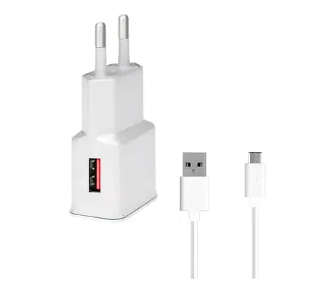 Predlžovacie káble Winner Group- Rychlonabíjací adaptér 1xUSB-A PD 18W + USB kábel USB-C / USB-A 1m WINTRUSBTYPCW