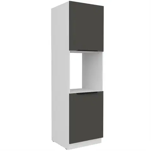 Kuchynské skrinky stojace Kuchynská skrinka Aria-Gr/Wh Anti Fingerprint 60dp-210 2f