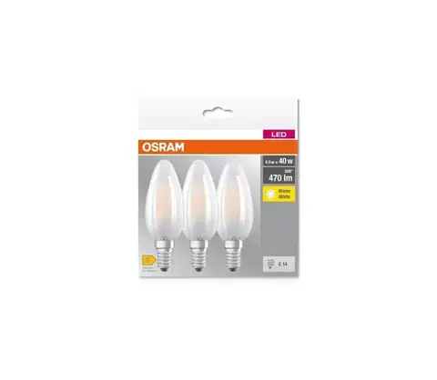 Žiarovky SADA 3x LED Žiarovka B40 E14/4W/230V 2700K - Osram 4058075819375