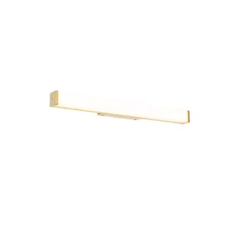 Nástenné osvetlenie Kúpeľňová nástenná lampa mosadz 62 cm vrátane LED IP44 - Cascada