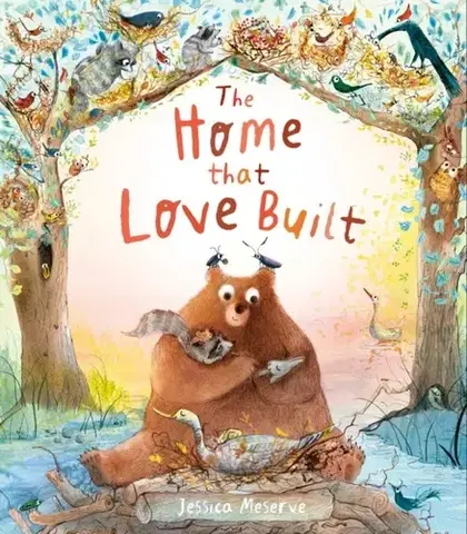 Leporelá, krabičky, puzzle knihy The Home That Love Built - Jessica Meserve