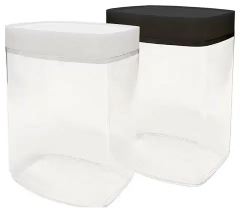 Dózy na potraviny Kinekus Dóza 1400ml číra, mramorová, plastová
