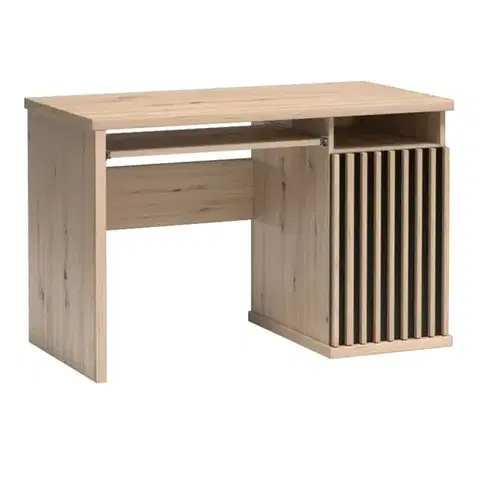 Moderné kancelárske stoly Písací stôl s lamelami l Cali C-19 artisan