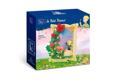 Plastové stavebnice Pantasy Pantasy - Malý Princ Ruža