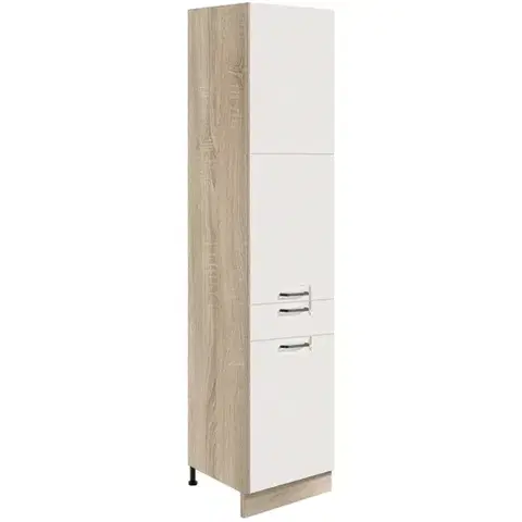 Kuchynské skrinky stojace Skrinka do kuchyne Favorit 19d Sonoma/White