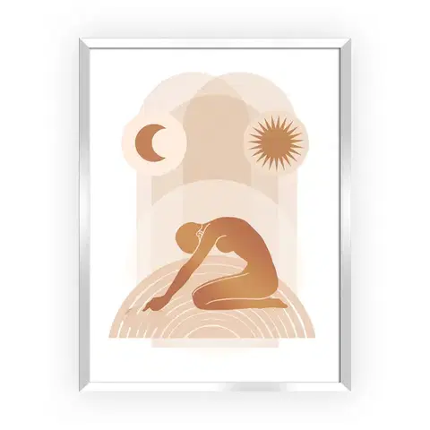 Obrazy Obraz Yoga Figures II 40x50cm