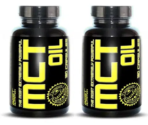 Zdravé tuky 1+1 Zadarmo: MCT Oil od Best Nutrition 120 kaps. + 120 kaps.