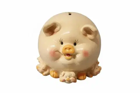 Pokladničky MAKRO - Pokladnička prasiatko 10x13xcm