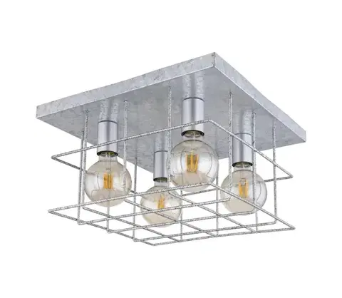 Svietidlá Globo 15530Z-4D - Stropné svietidlo MERRIL 4xE27/60W/230V 15530Z-4D