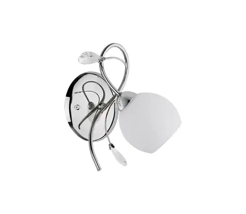 Svietidlá  Nástenné svietidlo LIVIA 1xE14/10W/230V chróm 21520