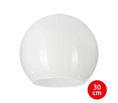 Lampy  Náhradné sklo pre luster KULA E27, priemer 30 cm, biele 7903