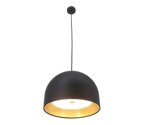 Svietidlá  113007 - Luster na lanku GRAVITY 3xE27/7W/230V čierna 113007