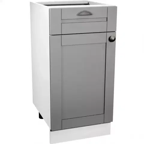 Kuchynské skrinky stojace Kuchynská skrinka Linea D40S1 grey
