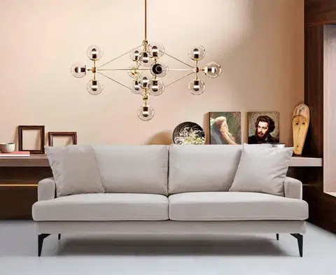 Pohovky a gauče Dvojmiestna pohovka Papira 2 Seater - Beige