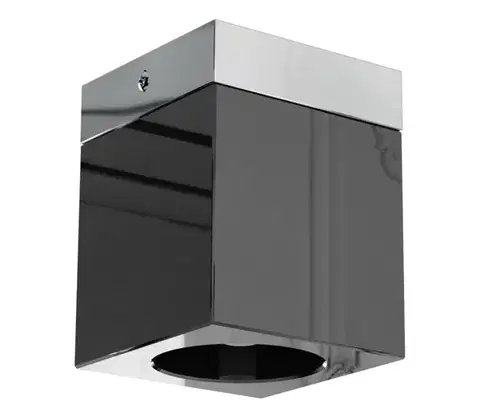Svietidlá Open Design OR81046 - Bodové svietidlo CUBO 1xG9/8W/230V čierna/lesklý chróm OR81046