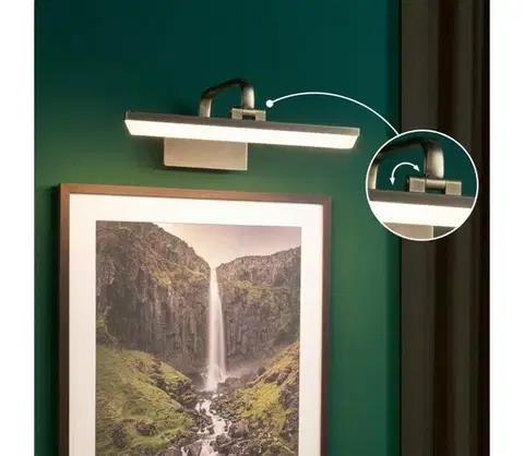 Svietidlá Paulmann 95569 - LED/9,5 W Obrazové svietidlo RENAN 230 V 40 cm mosadz 95569