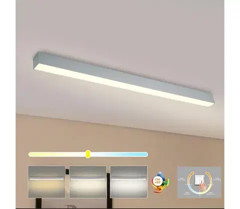 Svietidlá BRILAGI - LED kúpeľňové stropné svietidlo SLEEKLINE LED/40W/230V strieborné IP44 BRI475