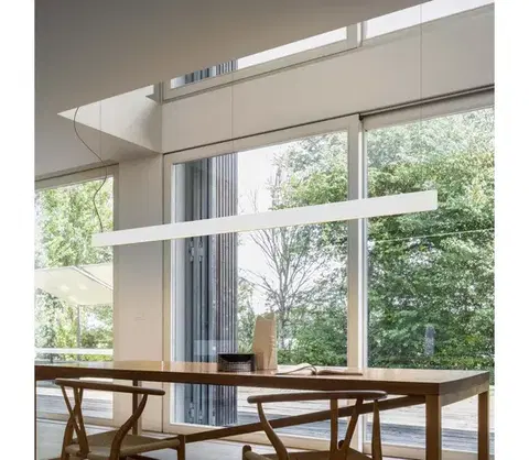 Svietidlá Ideal Lux - LED závesný luster na lanku LINUS LED/32W/230V 4000K CRI 90 120 cm biela 268231