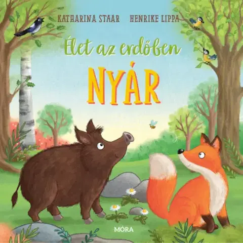 Leporelá, krabičky, puzzle knihy Élet az erdőben - Nyár - Henrike Lippa