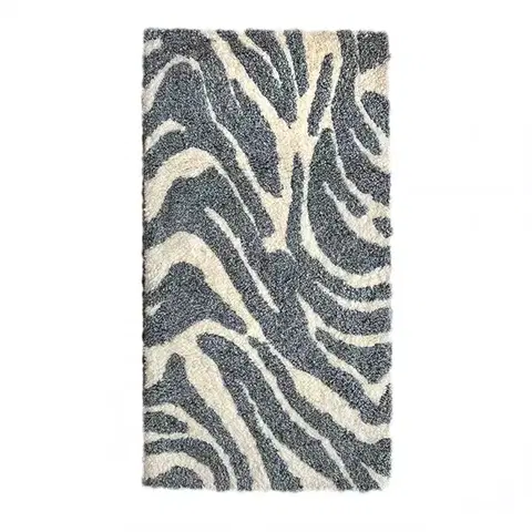Moderné koberce Koberec Shaggy Sonic 0.8/1.5 Psr-9243 sivý