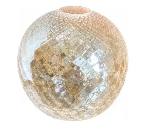 Lampy  Náhradné sklo k stolovej lampe E27 pr. 17 cm dymovo-béžové 7518