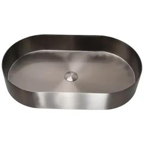 Umývadlá Umývadlo na dosku Iron Oval chróm