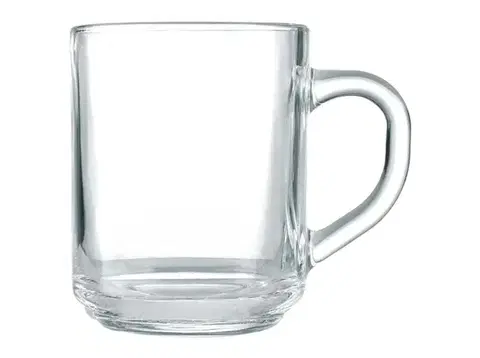 Hrnčeky, šálky, podšálky MAKRO - Hrnček sklo Monaco 250ml