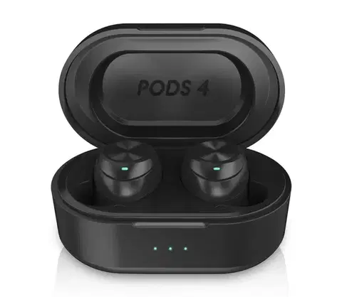 Predlžovacie káble Niceboy Pods 4 - Bezdrôtové slúchadlá 500 mAh + 2x 70 mAh IPX5 čierna hive-pods-4