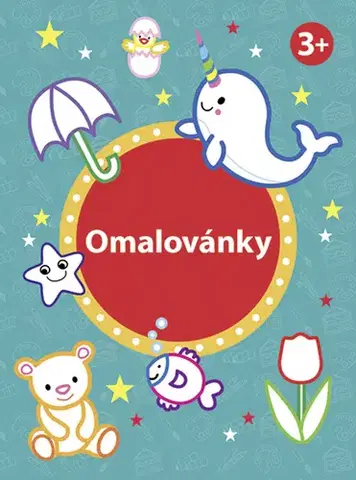 Nalepovačky, vystrihovačky, skladačky Omalovánky 3+