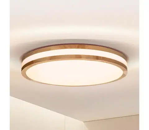 Svietidlá BRILAGI - LED Stropné svietidlo MOLINA LED/24W/230V dub pr. 29 cm WO800-OEM9-30