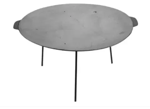 Grily Kinekus Platňa grilovacia liatinová okrúhla, priemer 45cm, s nožičkami