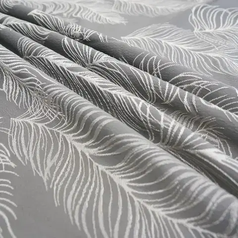 Závesy do spálne Záves na páske HM/FEATHER/135x180/sivý