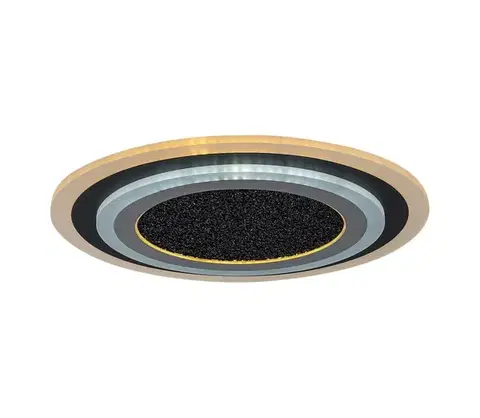 Svietidlá Rabalux 71316 - LED stmievateľné stropné svietidlo TANELI 56W/230V 3000/4000/6000K čierne + diaľkové ovládanie 71316