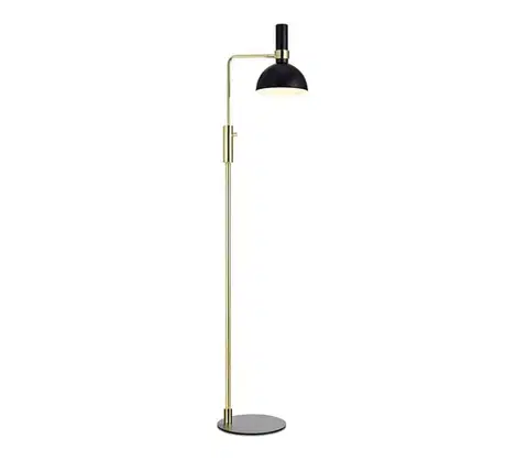 Lampy Markslöjd 106972 - Stmievateľná stojacia lampa LARRY 1xE27/60W/230V čierna/zlatá 106972