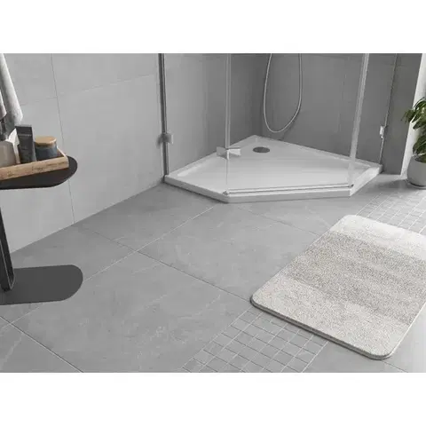 Vane MEXEN - Flow päťboká sprchová vanička slim 100 x 100, biela lesk 46P101010
