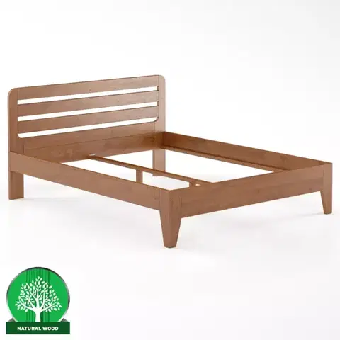 Drevené postele Posteľ buková LK189–140x200 cherry