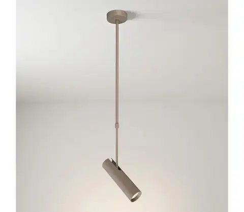 Svietidlá BRILAGI - Luster na tyči SELE 1xGU10/30W/230V béžová WO-TELE-01-BEI-OEM