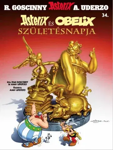 Komiksy Asterix 34. - Asterix és Obelix születésnapja - René Goscinny