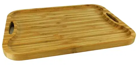 Podnosy a tácky MAKRO - Podnos 32x23x1,5cm, bambus