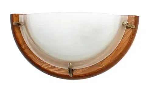 Stropná svetla Stropné svietidlo plafond 1/2 1X60W dub DUNA