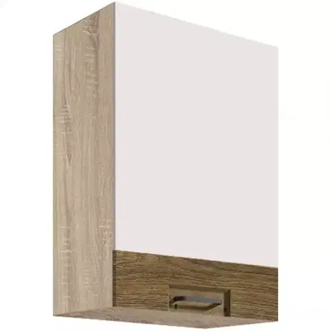 Kuchynské skrinky visiace Skrinka do kuchyne Favorit 32g Sonoma/White+Ribbeck