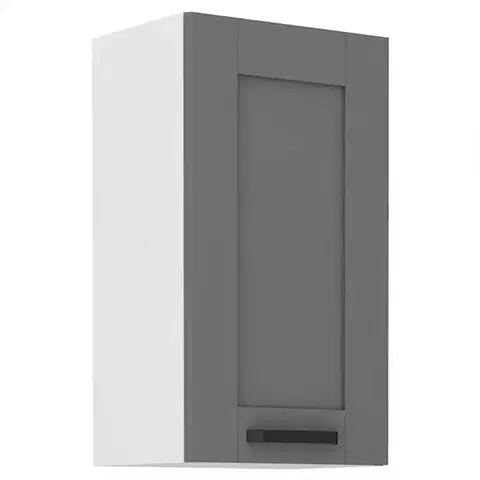 Kuchynské skrinky visiace Kuchynská skrinka Luna dustgrey/biela 40G-72 1F