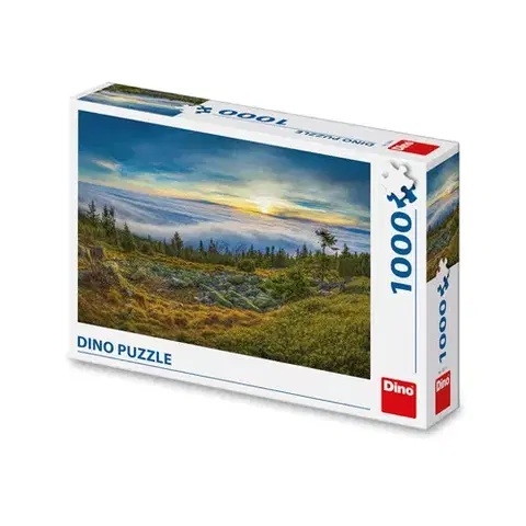 1000 dielikov Dino Toys Puzzle Pohľad z Ještědu 1000 Dino