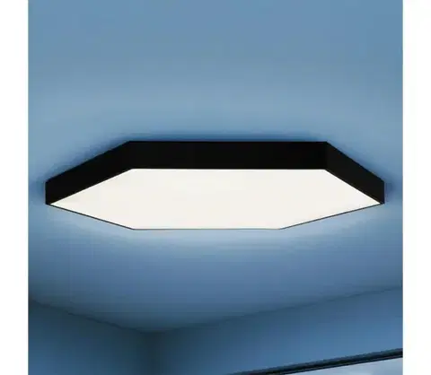 Svietidlá  LED Stropné svietidlo LED/240W/230V 3000/4000/6500K pr. 120 cm čierna CL7334