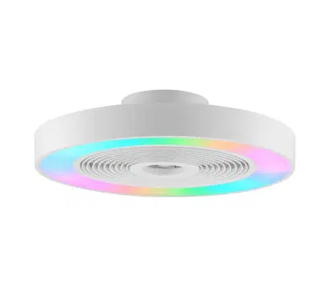 Ventilátory Brilliant - LED RGBW Stropné svietidlo s látorom CATANIA LED/37W/230V biele + diaľkové ovládanie G81205/05
