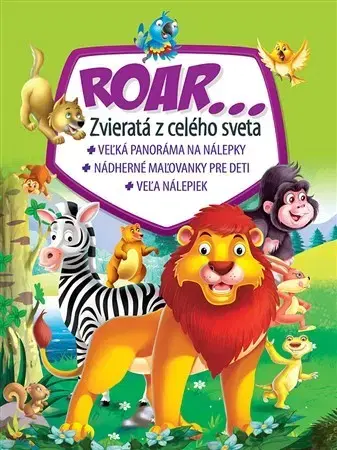 Nalepovačky, vystrihovačky, skladačky Roar... Zvieratá z celého sveta