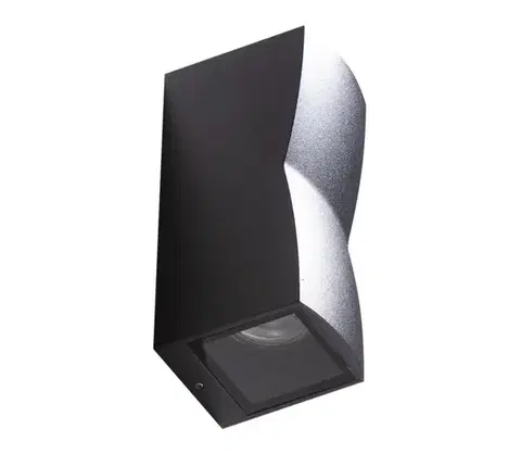 Svietidlá Azzardo  - Vonkajšie nástenné svietidlo REZIA 2xGU10/35W/230V IP54 