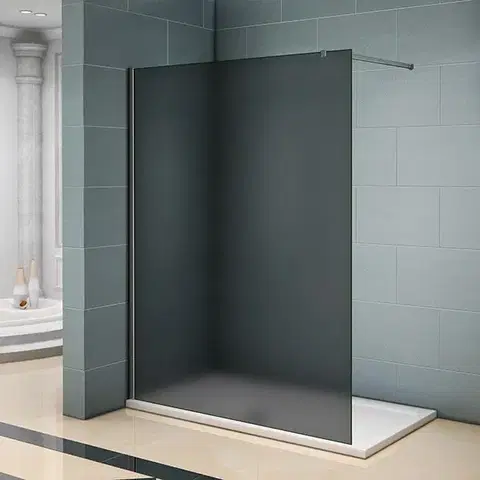 Sprchové dvere H K - LUSTY GREY F1 120 Sprchová zástena WALK IN 118-120x 200cm, 8 mm sklo SE-LUSTYGREYF1120SET